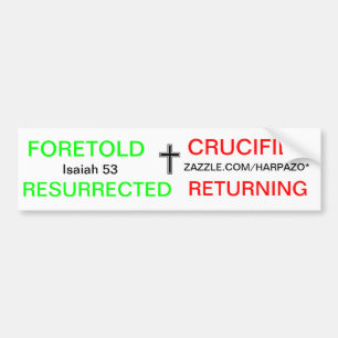 Gospel nutshell bumper sticker