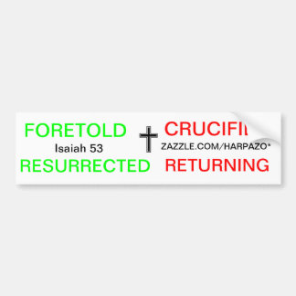 Gospel nutshell bumper sticker