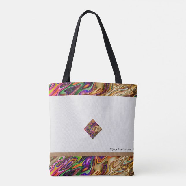 Gospel Scripture Tote Multicolor Bag (Back)