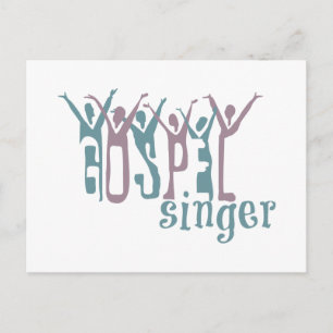 Gospel Singer Postcard