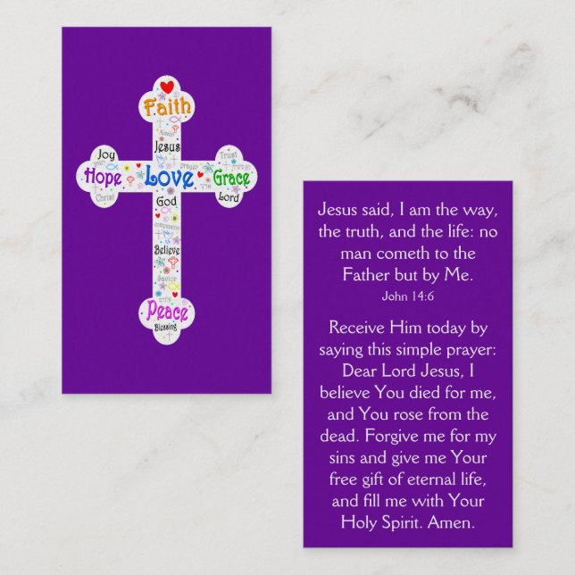 Gospel Tract Card (Front/Back)
