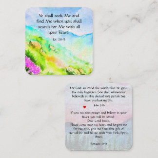 Gospel Tract Card
