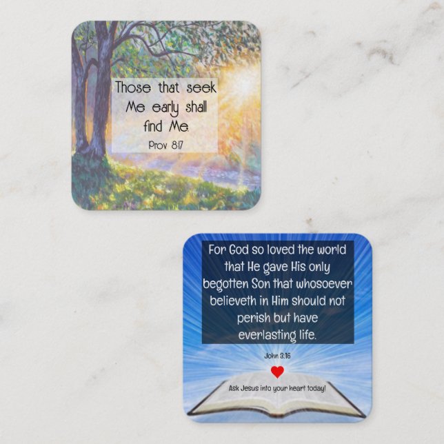 Gospel Tract Card (Front/Back)