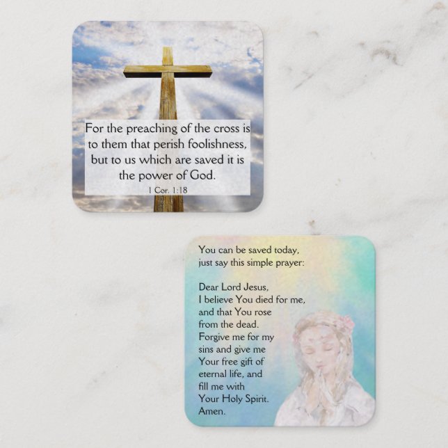 Gospel Tract Card (Front/Back)