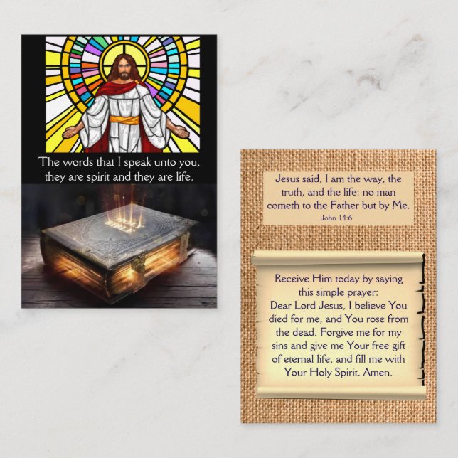 Gospel Tract Card (Front/Back)