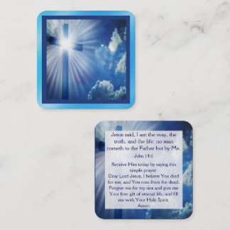 Gospel Tract Card