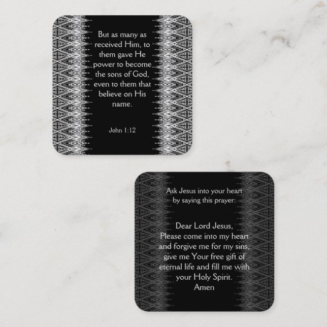 Gospel Tract Card (Front/Back)