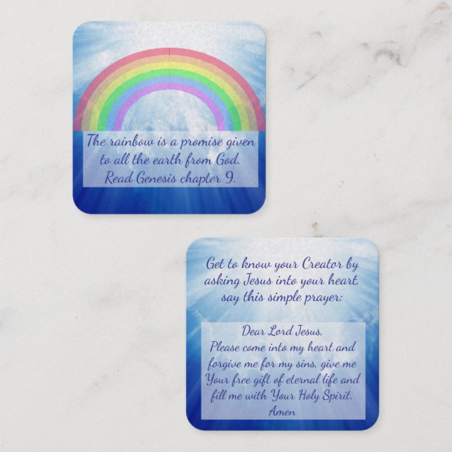 Gospel Tract Card (Front/Back)