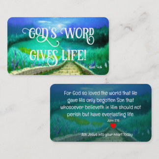 Gospel Tract Card