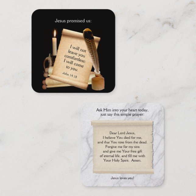 Gospel Tract Card (Front/Back)