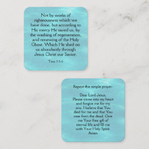 Gospel Tract Card