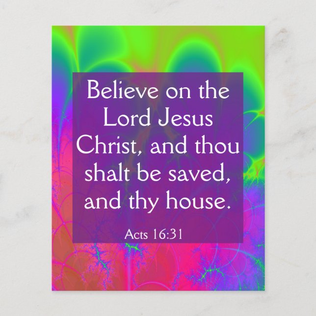 Gospel Tract  Flyer (Front)