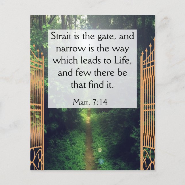 Gospel Tract Flyer (Front)