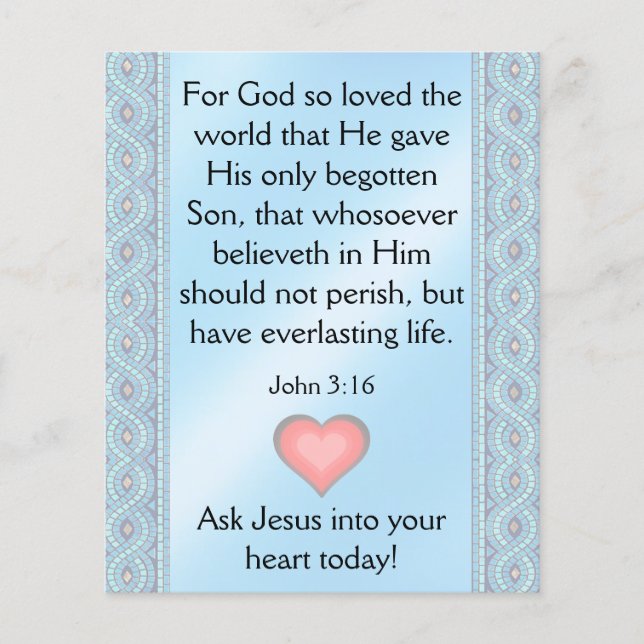 Gospel Tract  Flyer (Front)