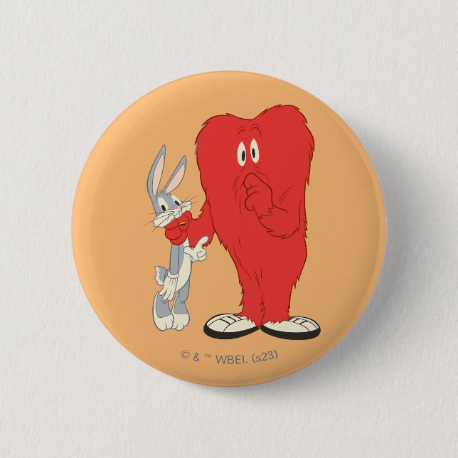 Gossamer Holding BUGS BUNNY™ 2 Inch Round Button (Front)