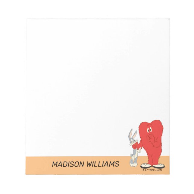 Gossamer Holding BUGS BUNNY™ Notepad (Front)