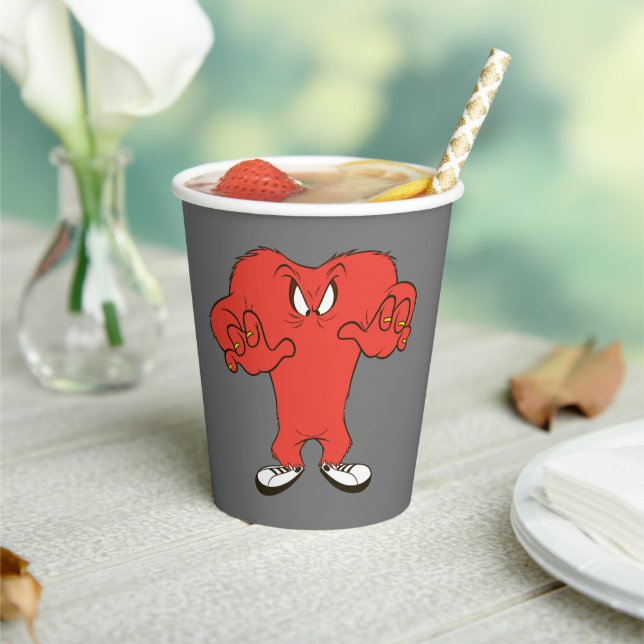 Gossamer Menacing Pose Paper Cups (Insitu)