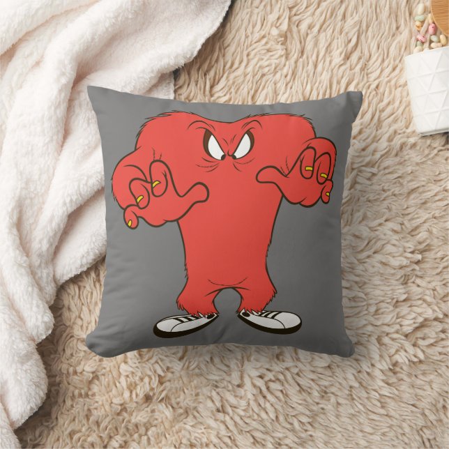 Gossamer Menacing Pose Throw Pillow (Blanket)