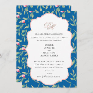 Gossamer Pink Rehearsal Dinner Invitation