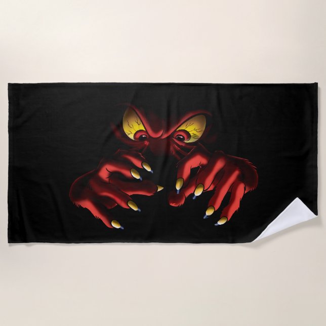 Gossamer Reaching Out of the Shadows Beach Towel (Front)