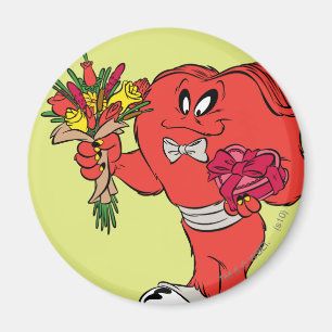 Gossamer with roses magnet