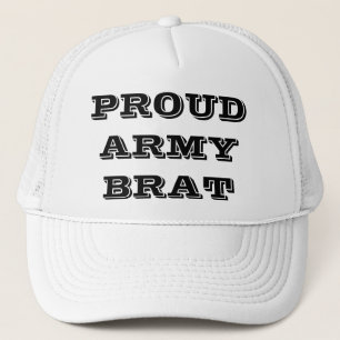 Gosse fier d'armée de casquette