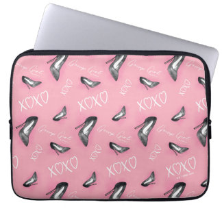 Gossip Girl High Heels Pattern Laptop Sleeve