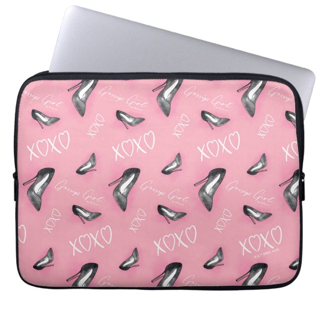 Gossip Girl High Heels Pattern Laptop Sleeve (Front)