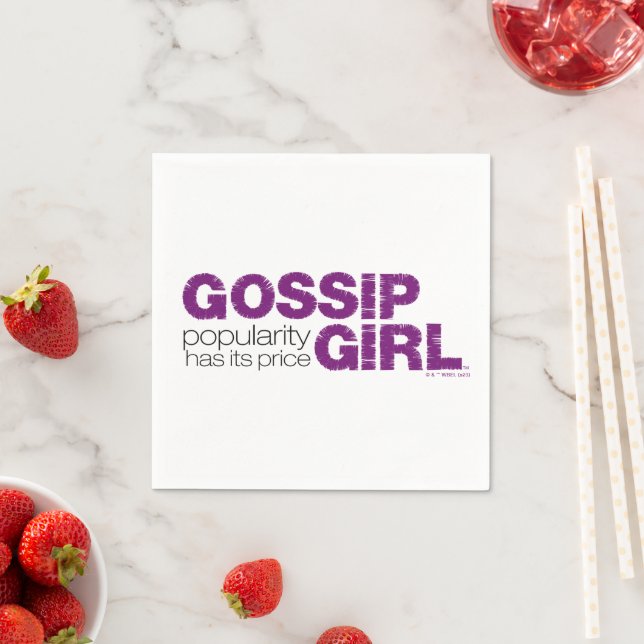 Gossip Girl - Popularity Has Its Price Napkin (Insitu)