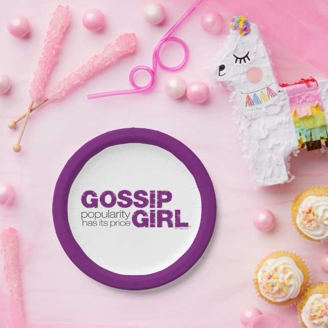 Gossip Girl - Popularity Has Its Price Paper Plate (Party)