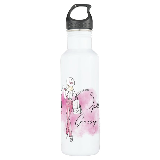 Gossip Girl - Spotted! 710 Ml Water Bottle (Front)
