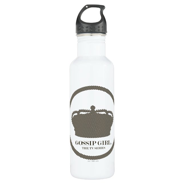 Gossip Girl TV Series Crown Icon 710 Ml Water Bottle (Front)