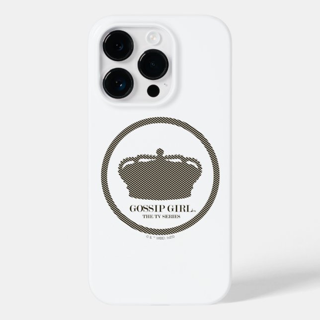 Gossip Girl TV Series Crown Icon Case-Mate iPhone Case (Back)
