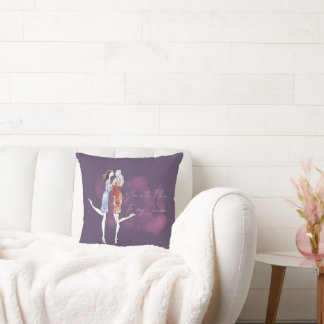 Gossip Girl - You're the Blair to my Serena Throw Pillow