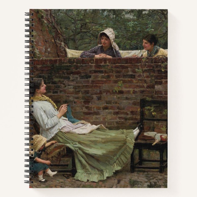 Gossip - John William Waterhouse Notebook (Front)