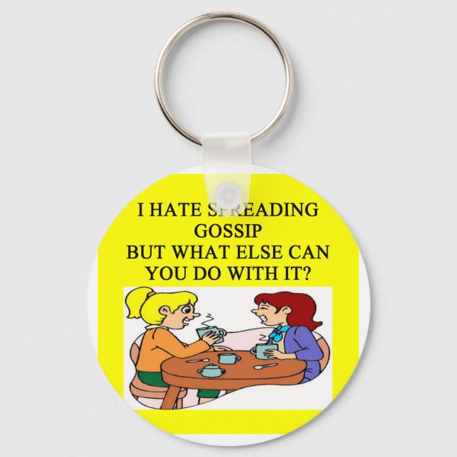 GOSSIP KEYCHAIN (Front)