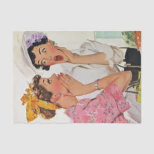 Gosspiping Housewives Decoupage Tissue Paper
