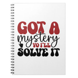 Got a mystery yo i'll solve it notebook
