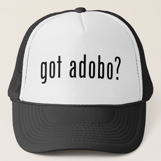 got adobo? trucker hat (Front)