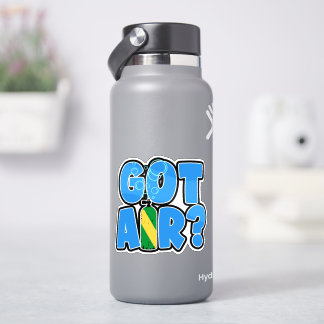 Got Air? Nitrox Scuba Flag on tank sticker