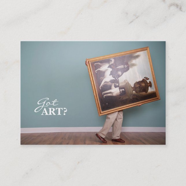 Got Art? Chubby Business Cards (Front)