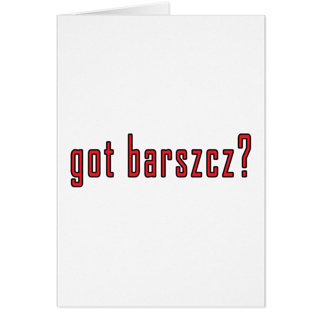 got barszcz? (Front)