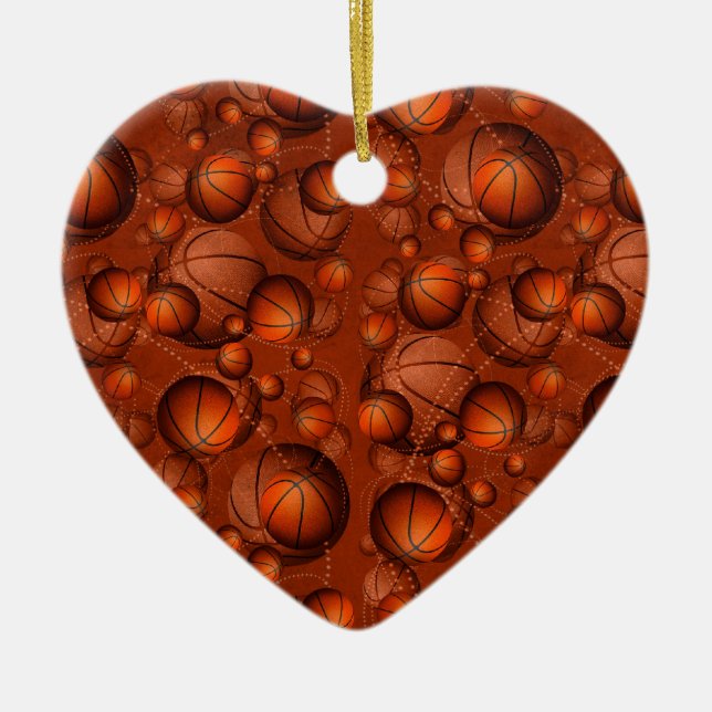 Got Basketballs? Ceramic Ornament (Front)