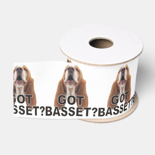 Got Basset? Basset Hound Ribbon Grosgrain Ribbon