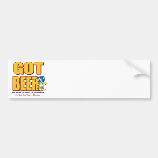 GOT-BEER-Crazy Bumper Sticker (Front)