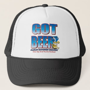 Got Beer Marlin Davidsons Trucker Hat