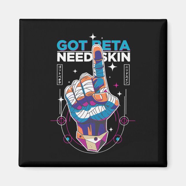 Got Beta Need Skin Funny Climbing Humor  Magnet (Front)