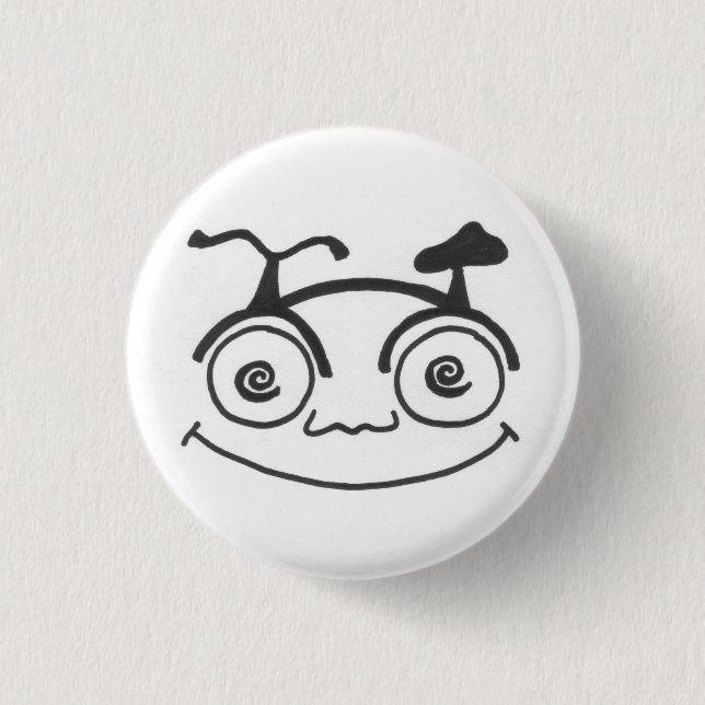 got bike?  Bike on the Brain 1 Inch Round Button (Front)