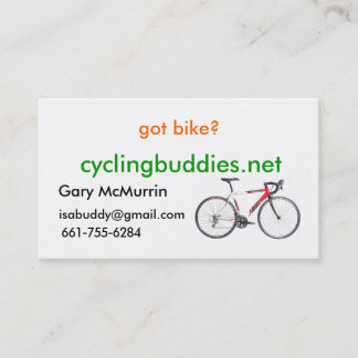 got bike? business cards