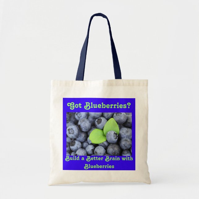 Got Blueberries? Tote Bag (Front)